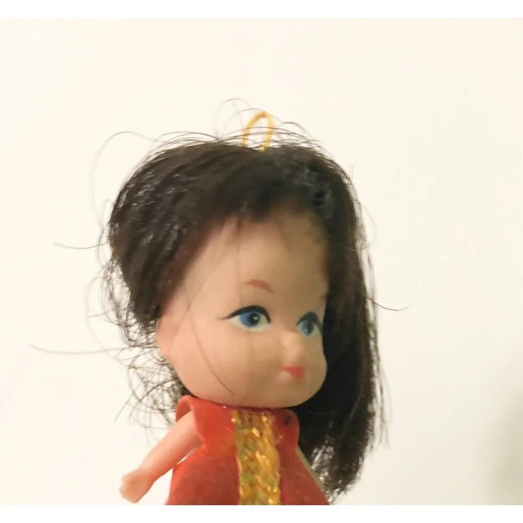 Vtg 1970s Wee Wuvables Necklace Doll Liddle Kiddles Clone Missing Chain - Picture 8 of 11